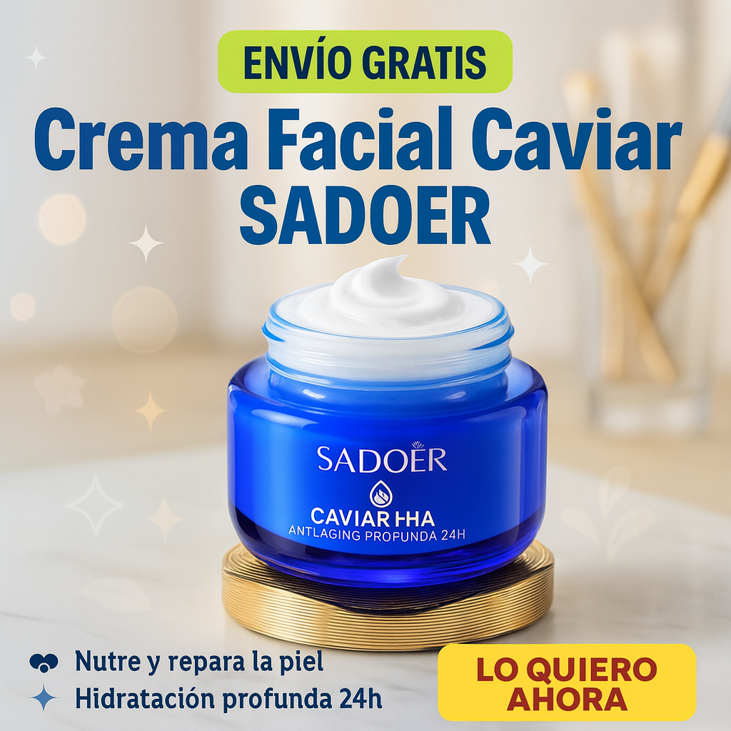 crema facial caviar antiarrugas