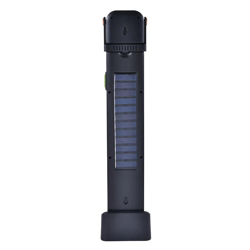 Linterna Solar Emergencia multifuncional (Panel solar + Cargador Celular + LED Potente)